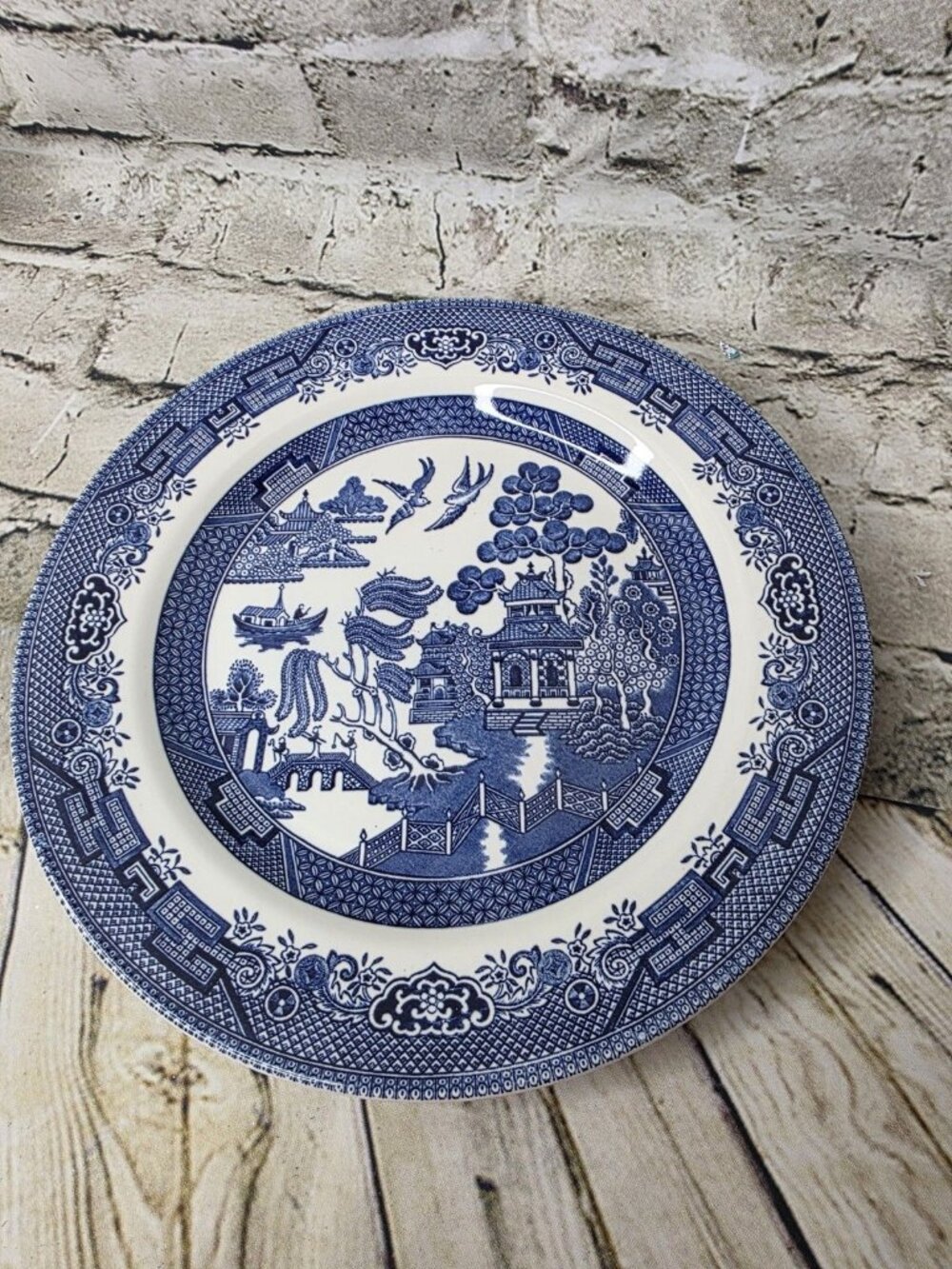 Dinner Plate Willow Blue by CHURCHILL England Willow 10.25"